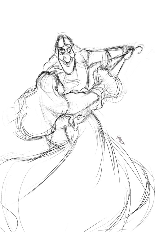 Doodled Captain Hook In The Ballroom!