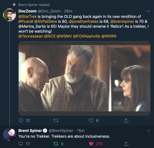 mylittleredgirl:captaincrusher:angrywarrior69:weirdtrek:shadow27:Brent Spiner is having none of your