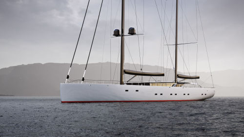 Iddes Yachts ‘ Sail 55,Penned by Iván Salas Jefferson,Sail 55 is a fully electric sailing superyacht