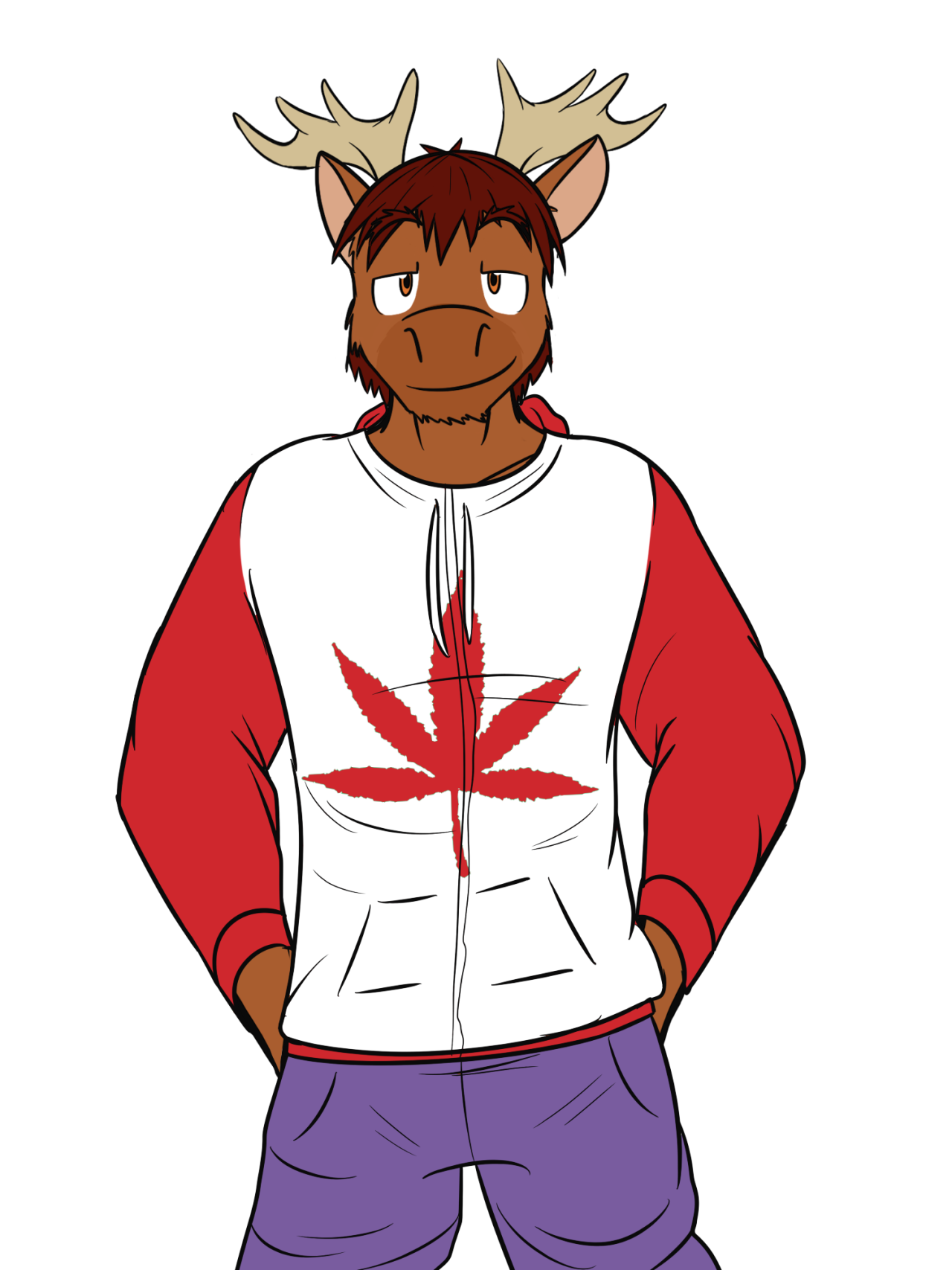 The bear and moose dudes in their normal clothes and undies.  It is been surprisingly