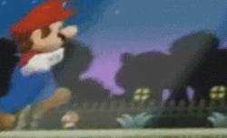 suppermariobroth:  Giant Mario being showcased