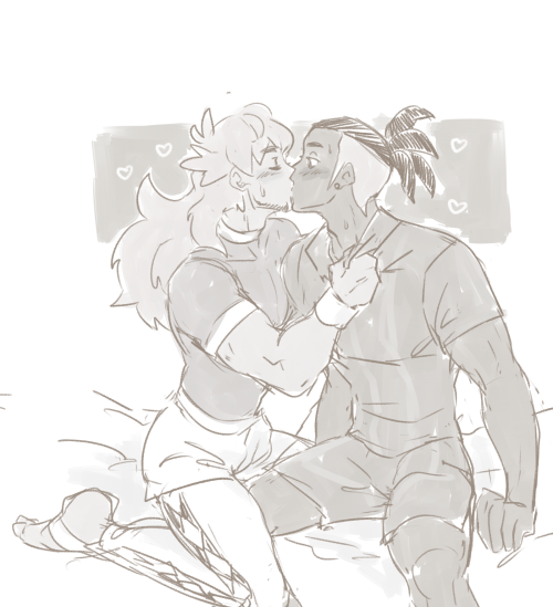 they kiss