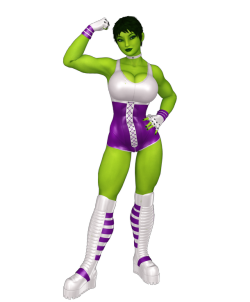 petercottonster:  She-Hulk! I originally didn’t plan to do a She-hulk as one of my Avengers, mainly because my pally Idelacio already has one that I particularly like. However, there I was, working on Wasp, pondering which girl I was gonna use to round