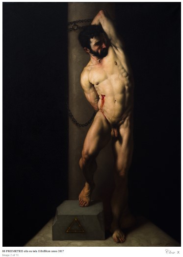 enchantemoimerlin: Roberto Ferri  Prometeo, 2017 