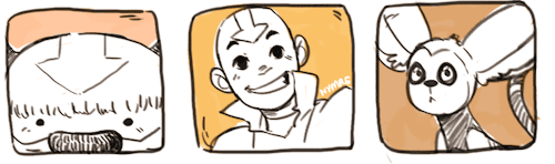 nymre:atla scribbles. Appa is my fave hhhh