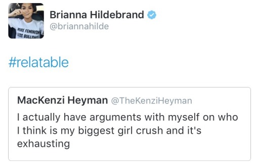 thefingerfuckingfemalefury:negasonicnoodle:Brianna Hildebrand’s Twitter is the best thing ever