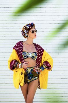 African Prints in Fashion: Beautiful but Weird: Stella Jean Swimwear 2013