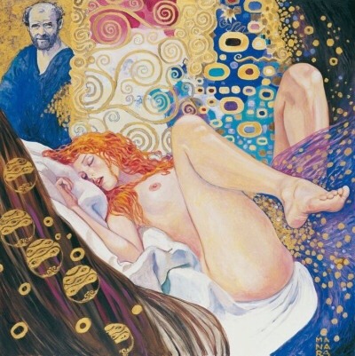 ingenuecloud:Ecstasy // Gustav Klimt’s women