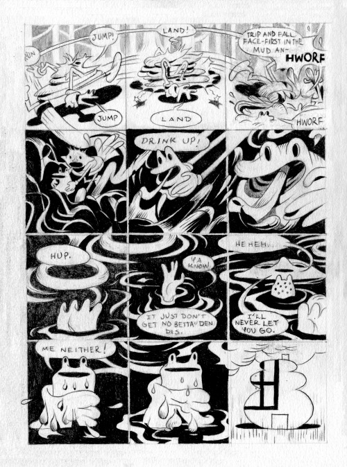 Looky-here! A 9-page preview of the comic from @klubzin that Julian Bata wrote and that I drew (and 