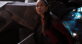 theoldguardians:You’re wrong. There is strength in unity.Zoe Saldana as Nyota Uhura in Star Trek Bey