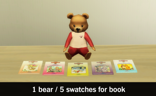 Teddy Ruxpin SetSims 4, two base game compatible deco objectsTeddy Ruxpin Doll: 1 swatch | found in 