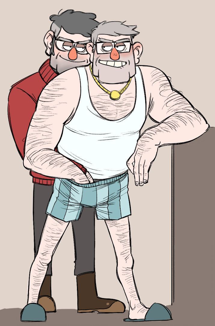 dirtybroshipper:  i had to try really hard not to draw Stan’s grandpa legs too