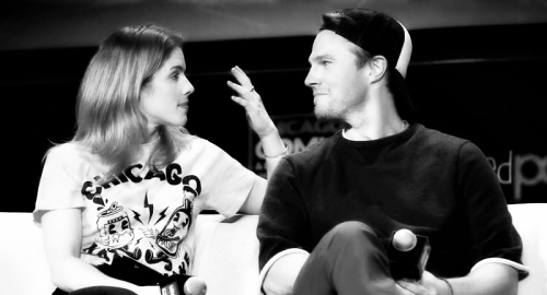 Stephen Amell x Emily Bett Rickards- stephenamell: You’re only ever going to be as good as the