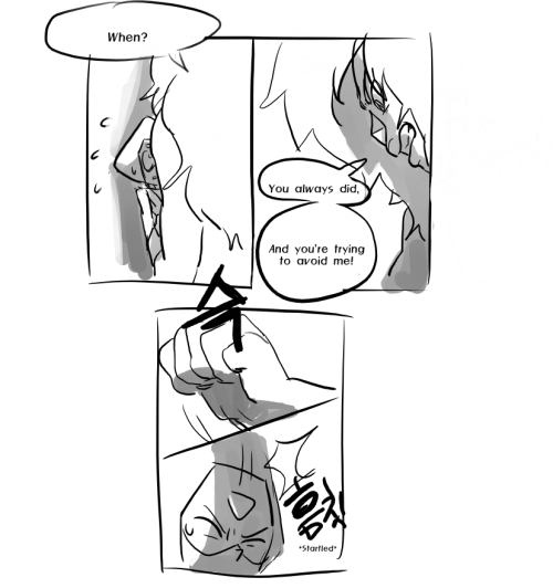 ruki-32:  Translation: slothinateacup 이거 왜그렸는지 모르겠어..  > .<