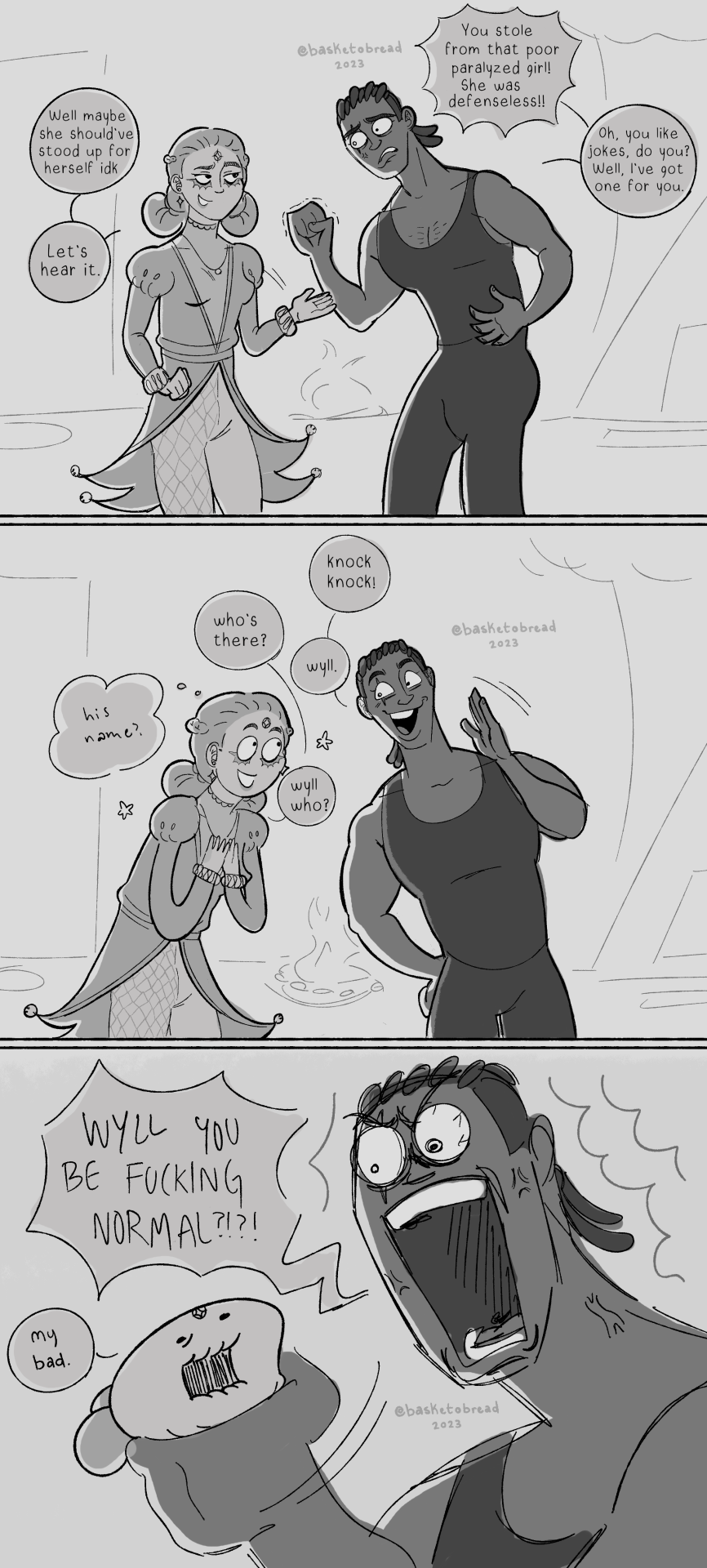 During My First Ever Campaign, Back When Lotus Was Super Mean And Evil, They Intimidated That One Paralyzed