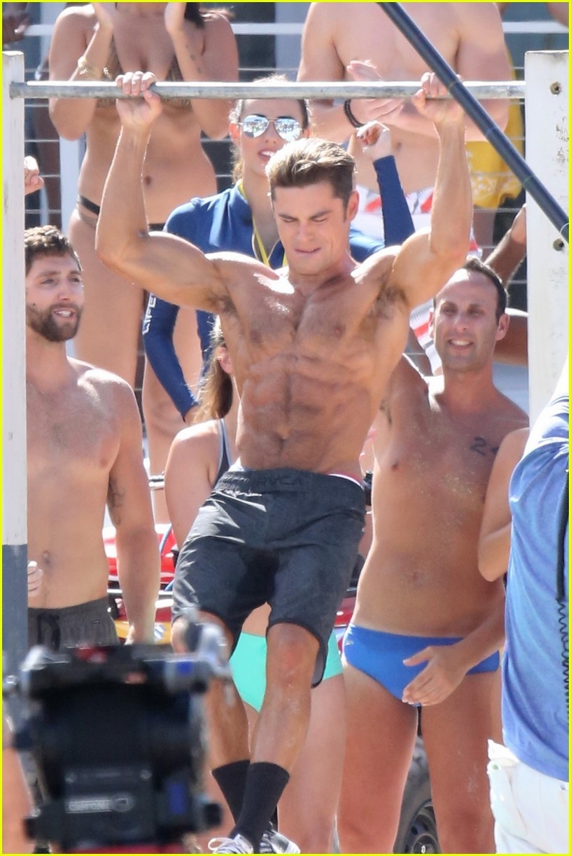 Zac Efron in “Baywatch’ set part 1jfpb