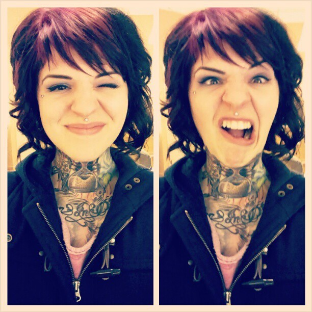 pancake-fluffer:  I fucking love her. This is my friend Heidi. She is a sponsored alternative