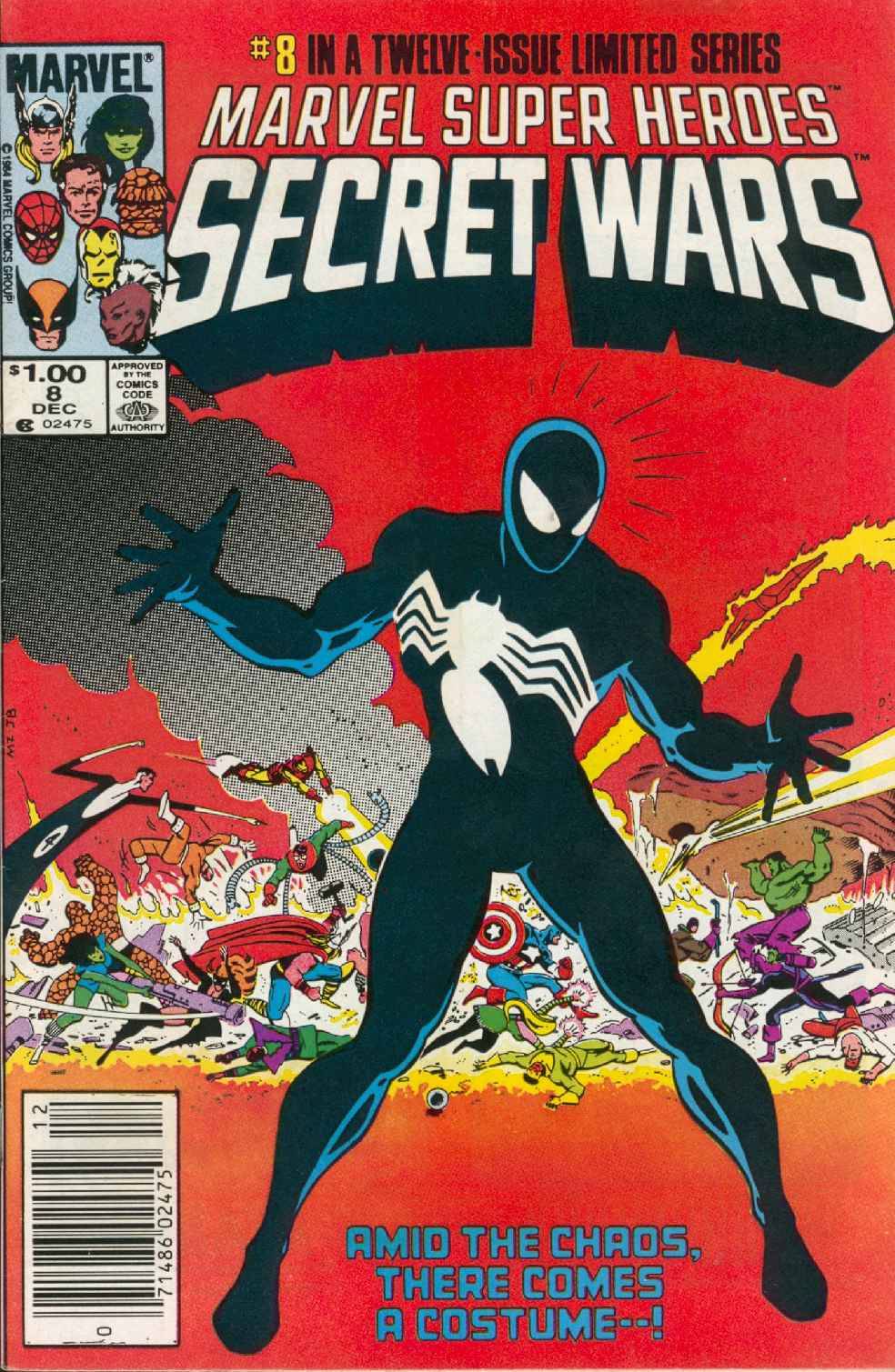 comicbookcovers:
“Marvel Super-Heroes Secret Wars #8, December 1984, cover by Mike Zeck and John Beatty
”