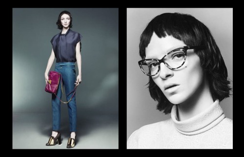 Yves Saint Laurent . Ad campaign SS12Creative Director: Stefano PilatiPhotos: David SimsModel: Maria