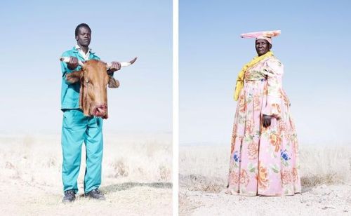 Portraits of the Herero people of Namibia by Jim NaughtenEach image, a portrait of Herero tribe memb