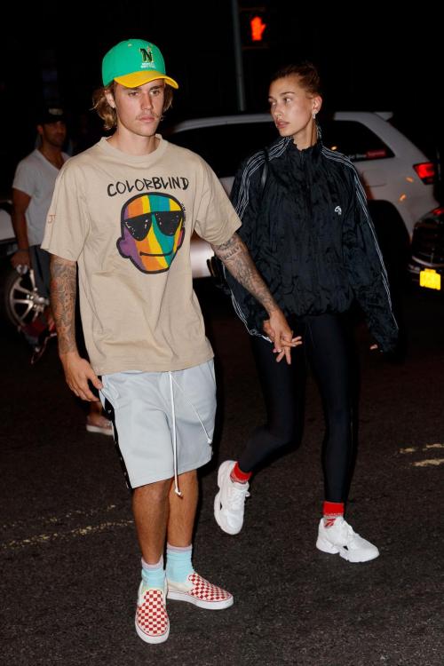 Justin and Hailey’s Vogue street style