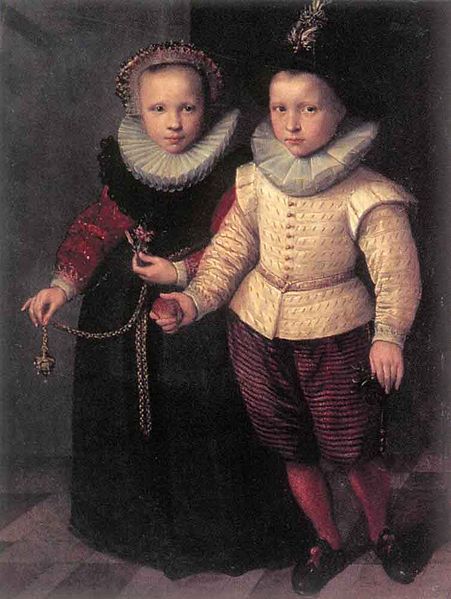 Early 17th-century portraits1. Maria van Ghinderdeuren by Cornelis de Vos (1584-1651)2.Portrait of a