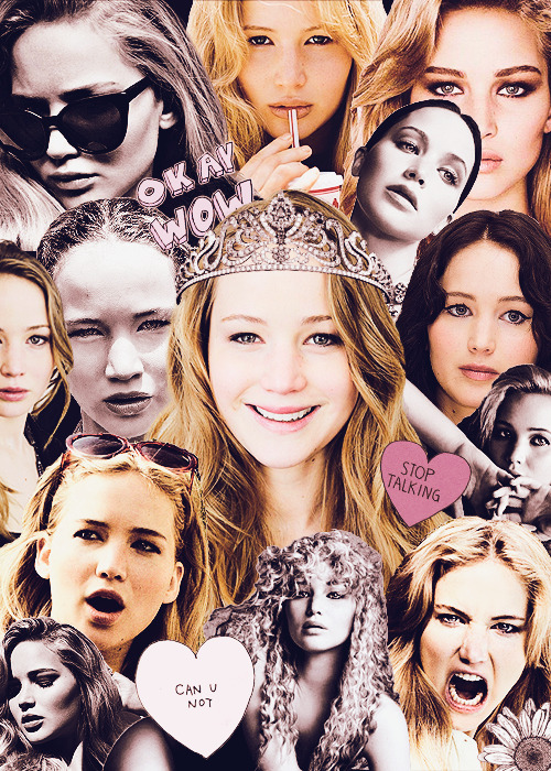 colllages:  requested: jennifer lawrence