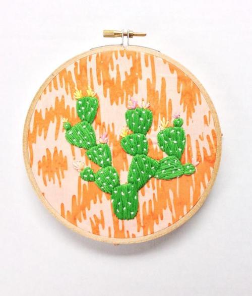 5&quot; Cacti Embroidery //wildsweetpea