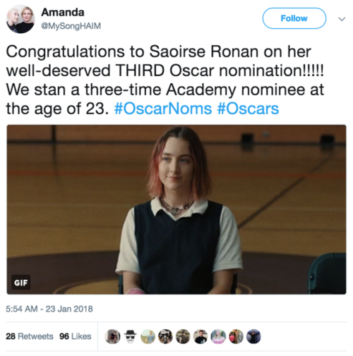endangered-justice-seeker: Women nominated for Oscars2018