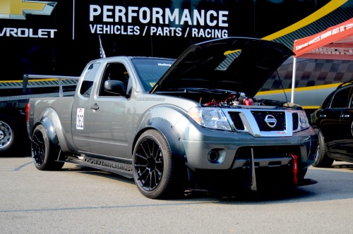 A supercar disguised as a truck. LOJ Conversions’ incredible 2005 Nissan Frontier project is powered