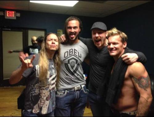 dixiewildflower:  from Fozzy. Drew is so much taller than Sheamus, wow.