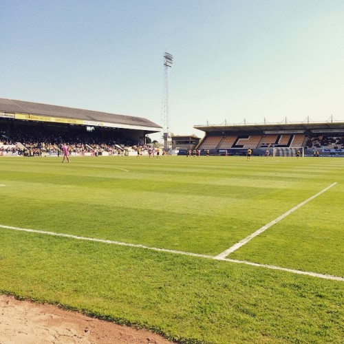 Cambridge v Mansfield. We are two up #cambridgeunited #cufc