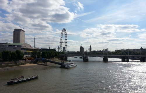 ウォータールー橋から。View from Waterloo Bridge. 