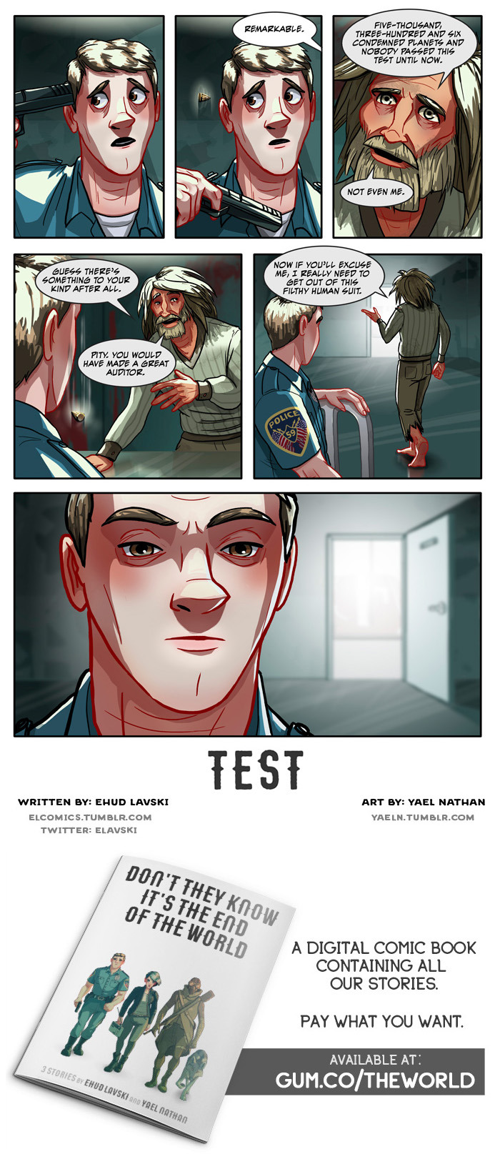 elcomics:  Hi friends. This is our new comics TEST. This one means a lot to us and