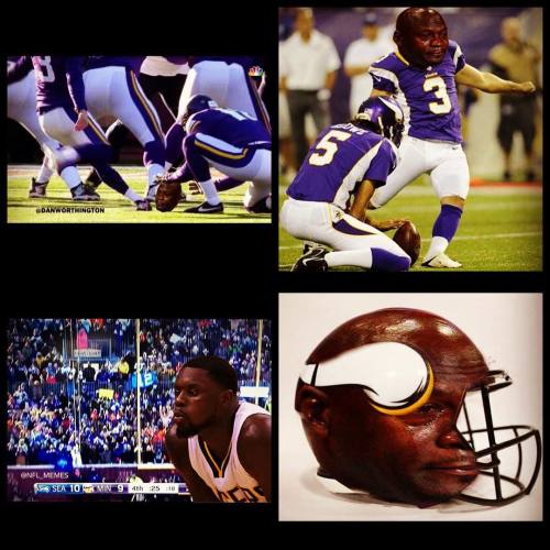 #nflplayoffs #vikings #shank #nofuckingway #wow #hilarious  (at Oakley, California)