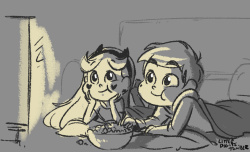 littledigits:  1 sleep left ! And then the glory that is Star Vs the Forces of Evil will assault your eyeballs.  I like the idea of sleepovers on the living room floor - eating popcorn and getting reminders to turn the tv down.  