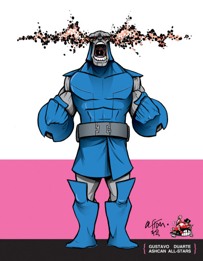 Darkseid by Gustavo Duarte
For “Redesign a DC Character” Week at AshcanAllstars.com