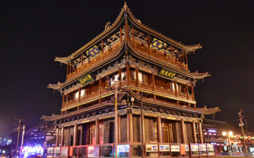 Shanxi, Datong, Gu Pavilion, China. 山西，大同，鼓楼