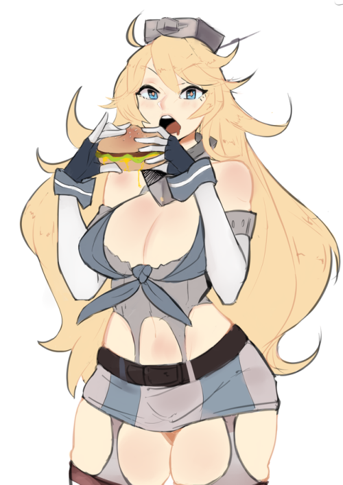 mitsooru: iowa eating a borger < |D’‘‘‘‘