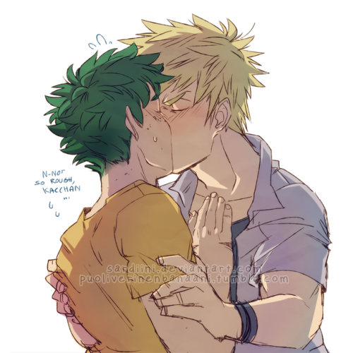 puoliverinenbanaani:I guess I had to give some love for Deku ships with some smooches and kisses, yo