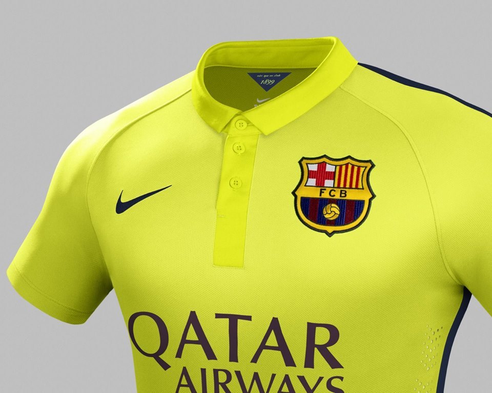 lionelsmessi:  Nike and FC Barcelona have revealed the new third kit for the 2014/15