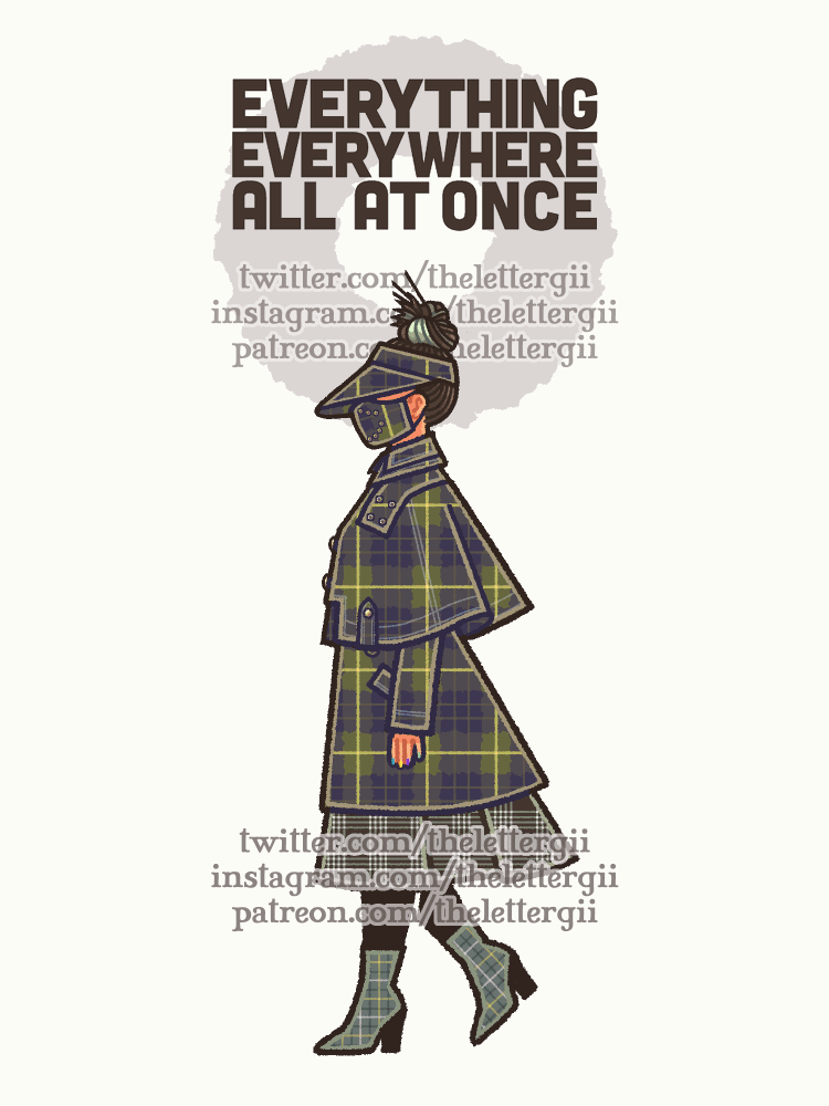 thelettergii:🥯 Everything Everywhere All At Once 🥯 Fanart of Jobu Tupaki and her iconic costumes from the movie. Congrats to Stephanie Hsu on her Oscar nomination, it’s about time!!I had to do a lot of research to draw the looks accurately, so