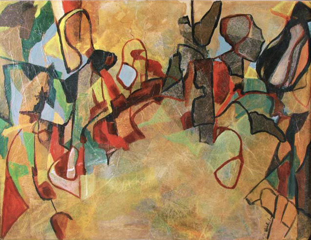 catmota:    Abstracted Figures  (1953)Ruth Wickerham