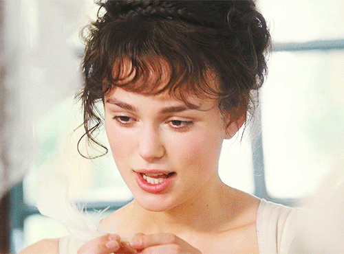 lucreceborgia:Keira Knightley as Elizabeth Bennet in Pride and Prejudice (2005)
