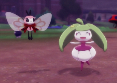 Esme (Steenee) and Cheri Cola (Shiny Rimbombee) are so happy to be back together after making the lo