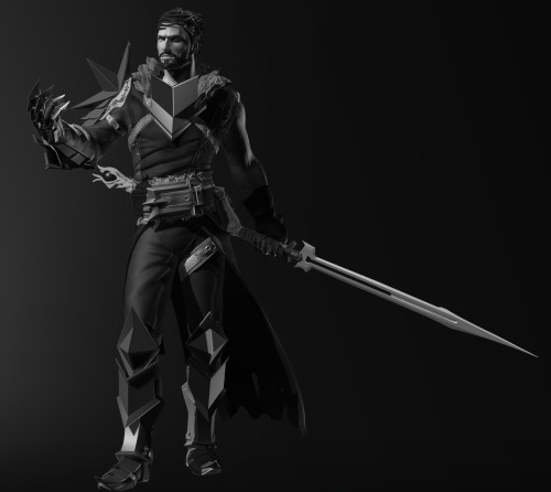 Garret Hawke, from Dragon Age II, made on ZBrush by myself.Plus the 3D model here.