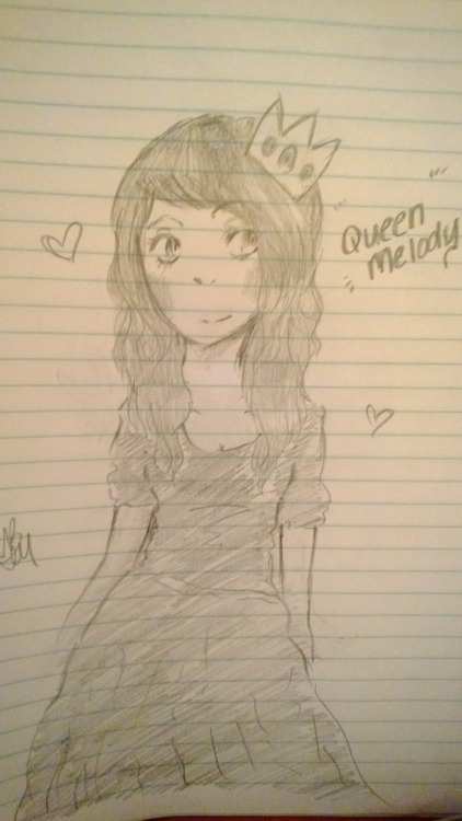bubblegumblack:Anyways wow this is really late and really stupid but I redid your queen melody pictu
