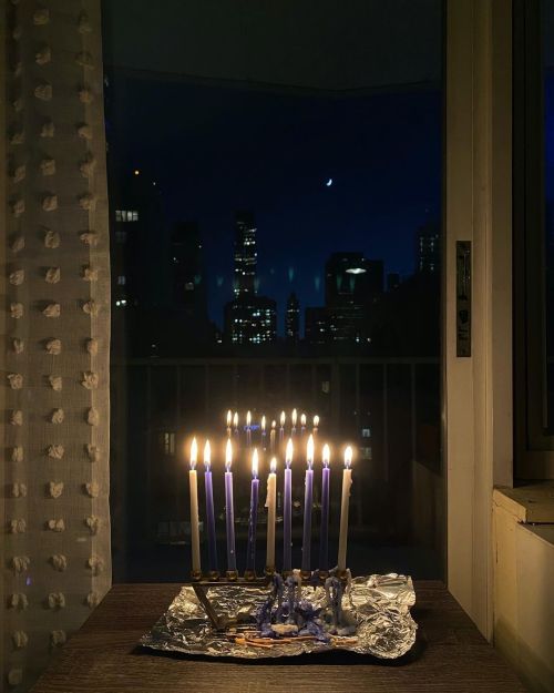 Last night. #hannukah #nyc #amyisraelchai (at New York, New York)