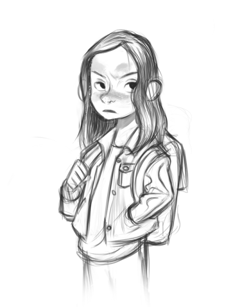 a quick sketch of dafne keen as x23, really loved logan, it was a lot better than i was expecting