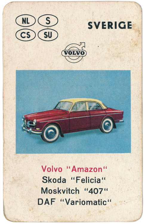 carbootsalefinds:Volvo card from Camberwell Sunday Market.